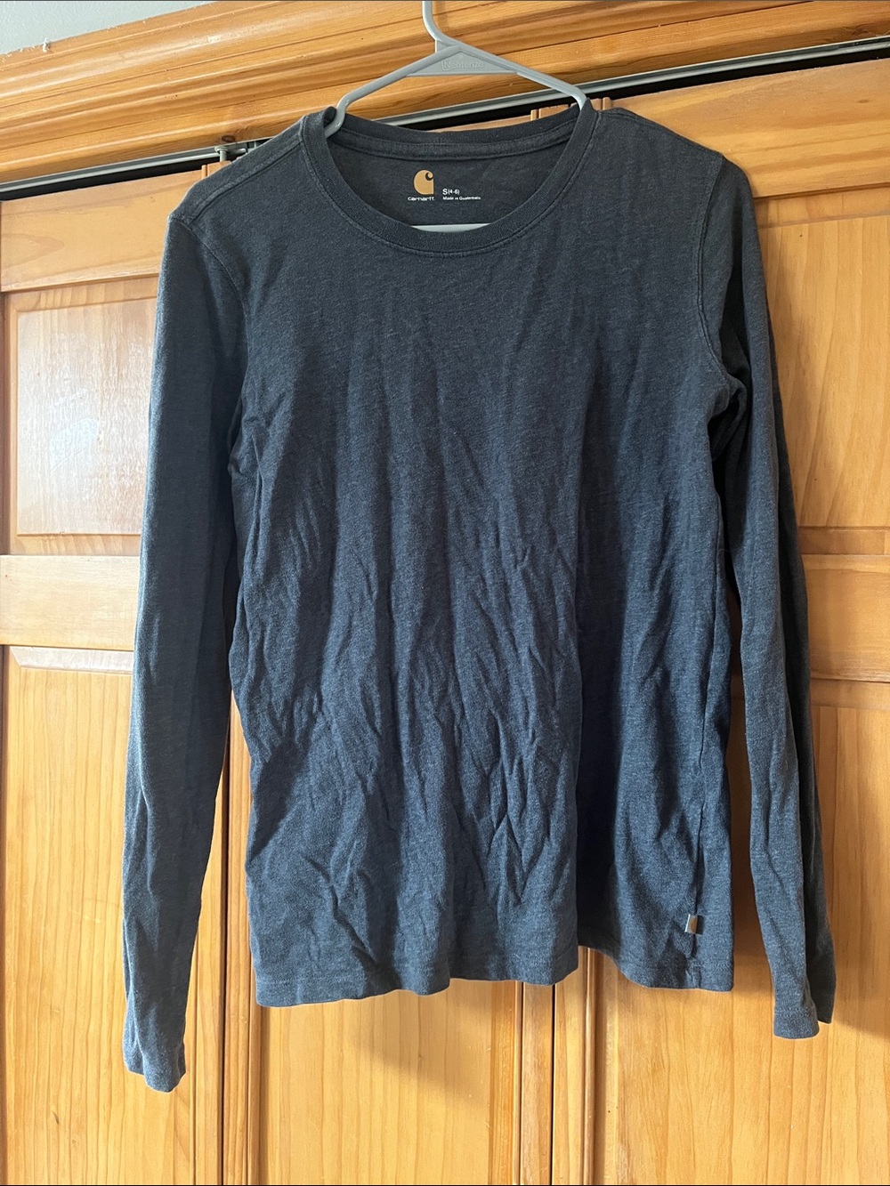 Carhartt Women’s Long Sleeve Crew Tee - Charcoal Gray